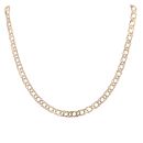 9ct Yellow Gold Double Curb Chain 18"