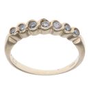9ct Yellow Gold 0.24ct Brilliant Cut Diamond Eternity Ring