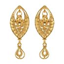 22ct Yellow Gold Earrings in Filligree with Droppers