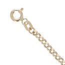 14ct Yellow Gold Children's Cubic Zirconia ID Bracelet 6"