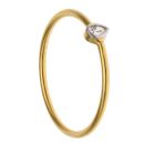 22ct Yellow Gold Cubic Zirconia Single Stone Ring