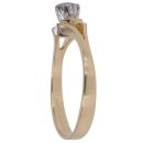 18ct Yellow Gold 0.25ct Brilliant Cut Diamond Solitaire Ring