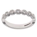 18ct White Gold 0.50ct Brilliant Cut Diamond Ring
