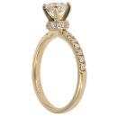 18ct Yellow Gold 1.00ct Brilliant Cut Diamond Solitaire Ring