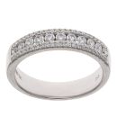 18ct White Gold 0.55ct Diamond Fancy Ring