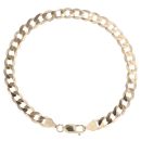 9ct Yellow Gold Curb Bracelet 8.5"