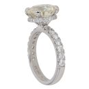 Platinum 4.85ct Brilliant Cut Diamond Solitaire Ring