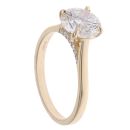 9ct Yellow Gold 2.15ct Brilliant Cut Lab Grown Diamond Solitaire Ring