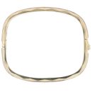 9ct Yellow and Rose Gold Diamond Cut Hinged Clogau Bangle