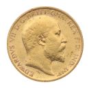 1910 Edward VII Large Head UK Half Sovereign Coin
