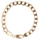 9ct Yellow Gold Curb Bracelet 7.5"