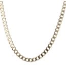 9ct Yellow Gold Curb Chain 20"
