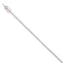 18ct White Gold 5.30ct Diamond Tennis Bracelet 7"