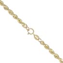 9ct Yellow Gold Cubic Zirconia Angel Pendant and Chain 20"