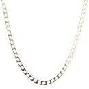 9ct Yellow Gold Square Curb Chain 18"