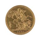 1895 Victoria Old Head Australia Full Sovereign Coin