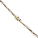 14ct Yellow And White Gold Monaco Spin Plain Lock Twist Chain 20"