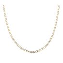 9ct Yellow Gold Curb Chain 22"