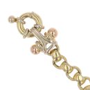 18ct Yellow Gold Rollerball Bracelet 7.5"