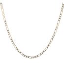 9ct Yellow Gold Figaro Chain 20"