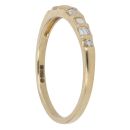 18ct Yellow Gold 0.25ct Brilliant And Baguette Cut Diamond Fancy Ring