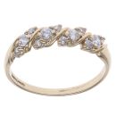 9ct Yellow Gold Cubic Zirconia Fancy Ring