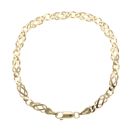 9ct Yellow Gold Celtic Fancy Bracelet 7.5"