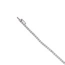 Platinum 4.00ct Brilliant Cut Lab Grown Diamond Tennis Bracelet 7"