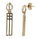 9ct Yellow Gold Rennie Mac Drop Earrings