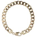 9ct Yellow Gold Curb Bracelet 9"