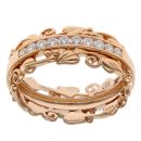 18ct Yellow Gold 0.30ct Diamond Clogau Tree Of Life Ring
