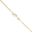 9ct Yellow and White Gold Heart Pendant and Chain 18"