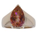 9ct Yellow Gold Sunset Topaz Single Stone Ring
