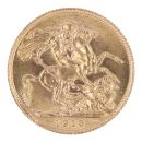 1913 George V Full Sovereign Coin