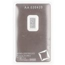 1g Platinum Valcambi Suisse Sealed Ingot