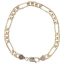 9ct Yellow Gold Figaro Chain 7"