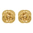 22ct Yellow Gold Filigree Stud Earrings