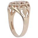9ct Yellow Gold Celtic Rangers Fancy Ring