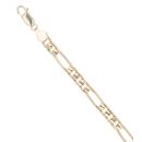 9ct Yellow Gold Figaro Chain 7"