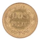 1945 2 Peso Mexico Coin