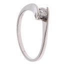 9ct White Gold 0.15ct Diamond Solitaire Ring