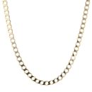 9ct Yellow Gold Curb Chain 22"