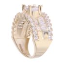 9ct Yellow Gold Cubic Zirconia Stone Set Ring