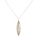 9ct Yellow Gold Celtic Fancy Pendant and Chain 18"