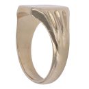 9ct Yellow Gold Quarter Patterned Signet Ring