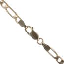 9ct Yellow Gold Figaro Chain 22"