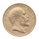 1904 Edward VII Large Head UK Full Sovereign Coin