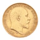 1903 Edward VII Large Head UK Half Sovereign Coin