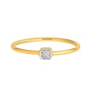 22ct Yellow Gold Cubic Zirconia Ring Band