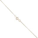 9ct Yellow Gold Patterned Locket Pendant and Chain 20"